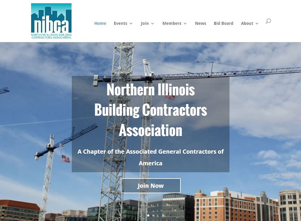 Northern Illinois Building Contractors Association website